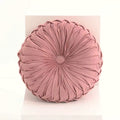 Pleated Velvet Pumpkin Pillow