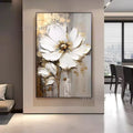 Handpainted Knife Flower Oil Painting