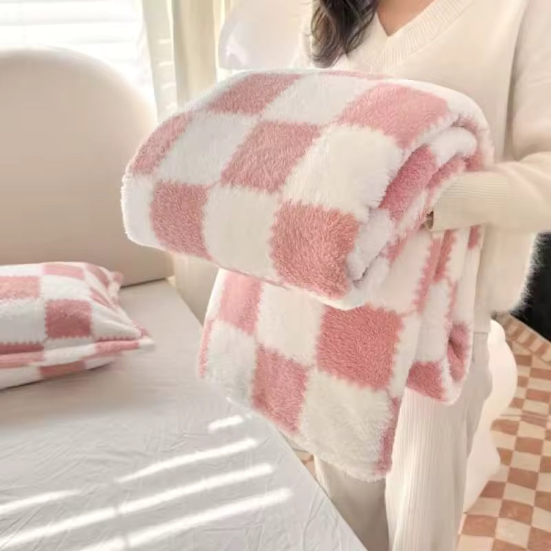 Pink Panda Fleece Blanket
