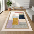 Geometric Color Block Area Rug