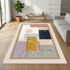 Geometric Color Block Area Rug