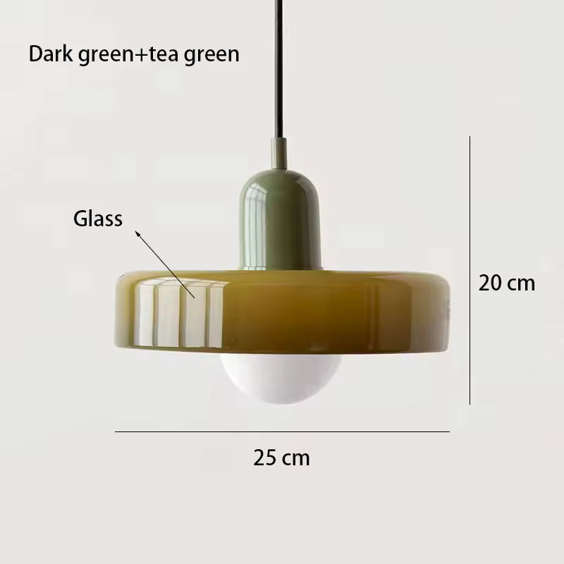 Retro Glass Pendant Light