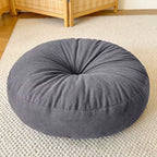 Round Corduroy Floor Cushion