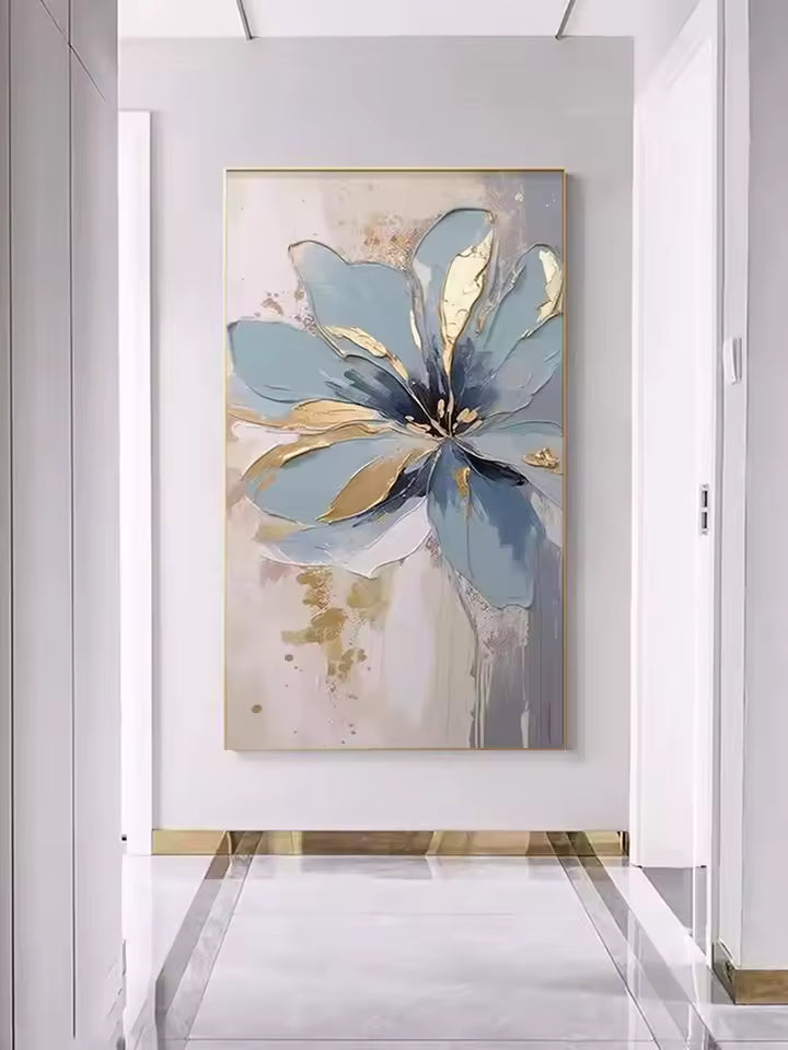 Handpainted Knife Flower Oil Painting