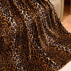 Checkerboard Flannel Throw Blanket