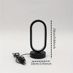 Mini Circular Metal Desk Lamp