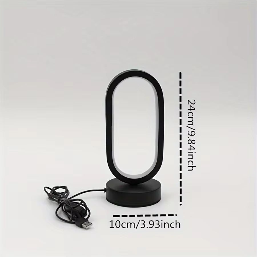 Mini Circular Metal Desk Lamp