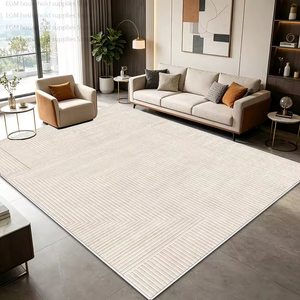 Nordic Minimalist Fluffy Area Rug