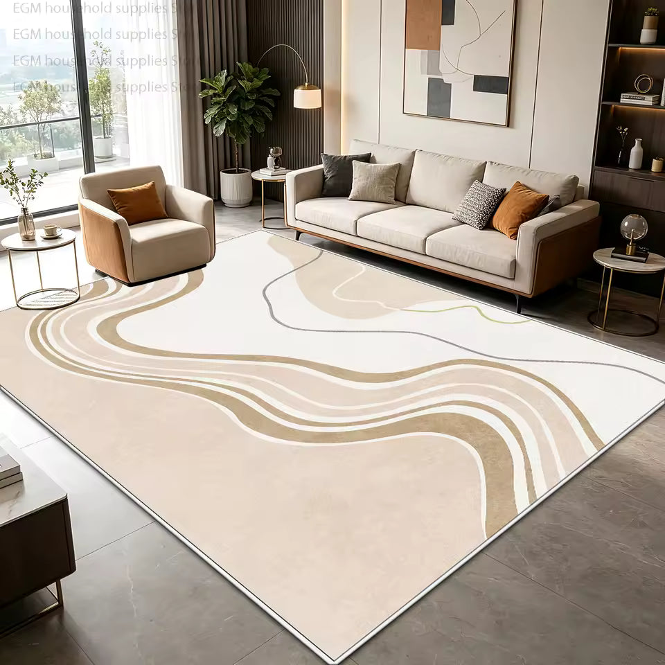 Nordic Minimalist Fluffy Area Rug
